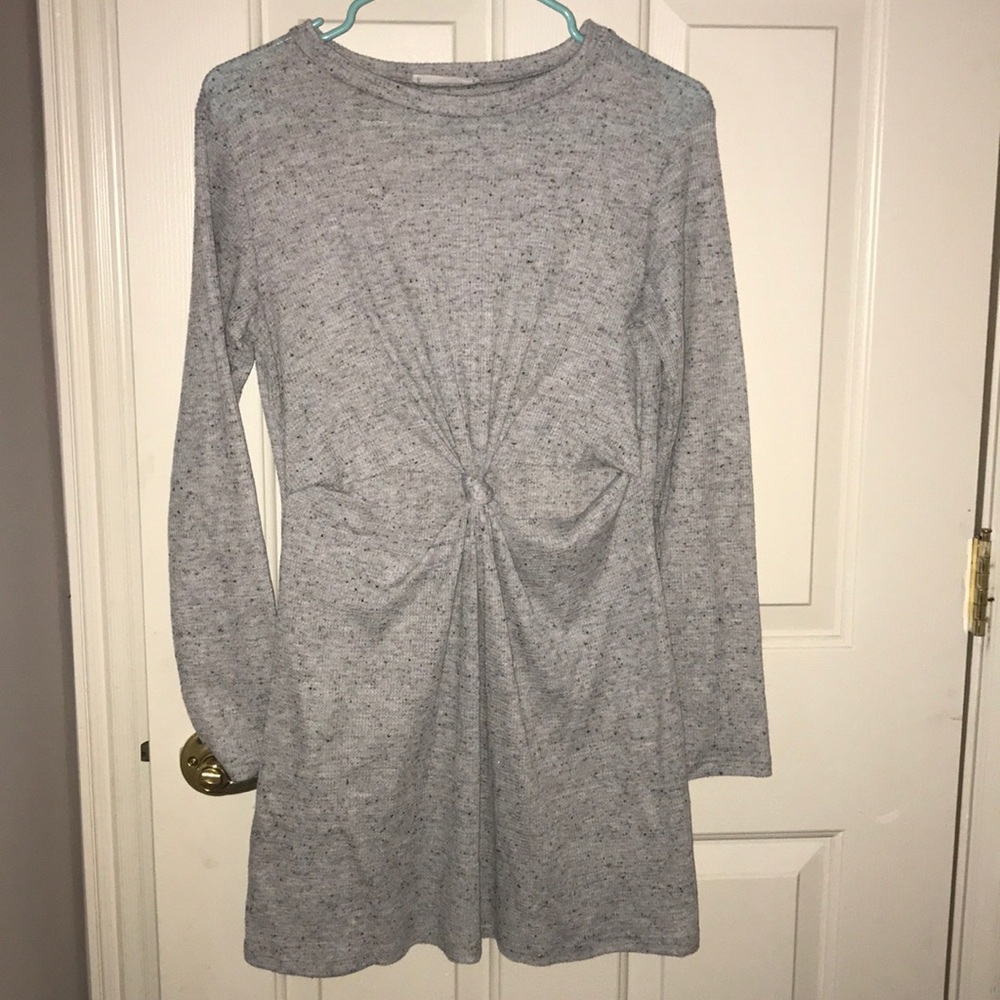 Waffle tie dress